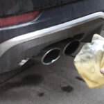 how to clean car exhaust tips