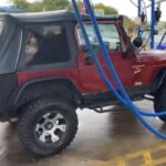 can you take a soft top jeep through a carwash